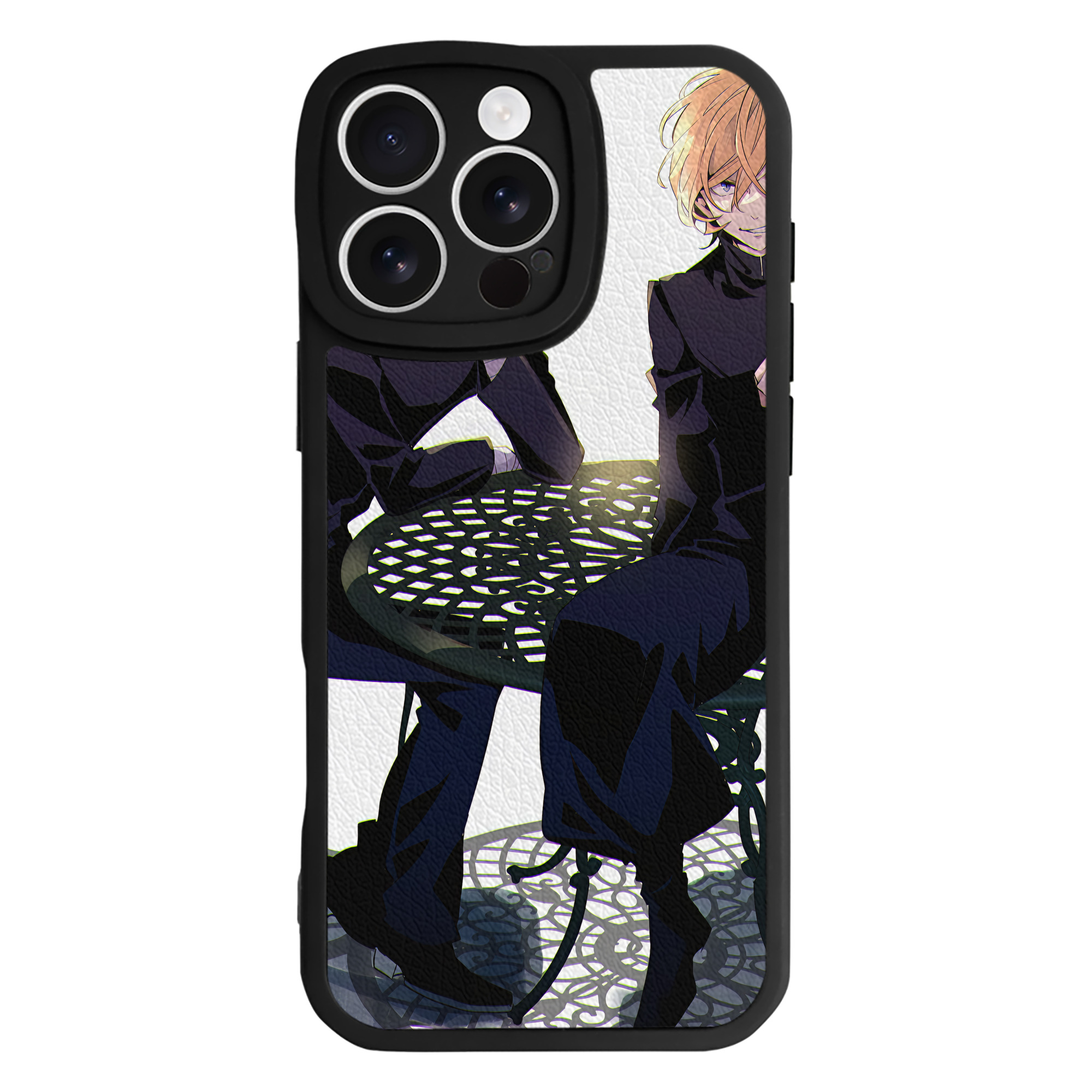 （画像用） 文豪ストレイドッグス Bungo Stray Dogs 【iPhone 16シリーズ対応】シリコンスマホケース（レザー調） 材質：シリコン